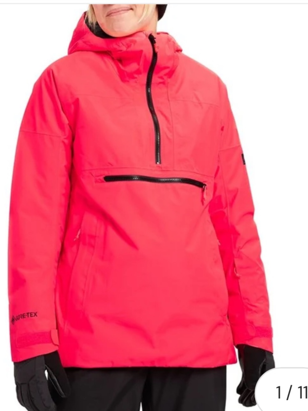 🆕🩷🩷🩷🩷Burton Bright Pink Gortex Pillowline Anorak